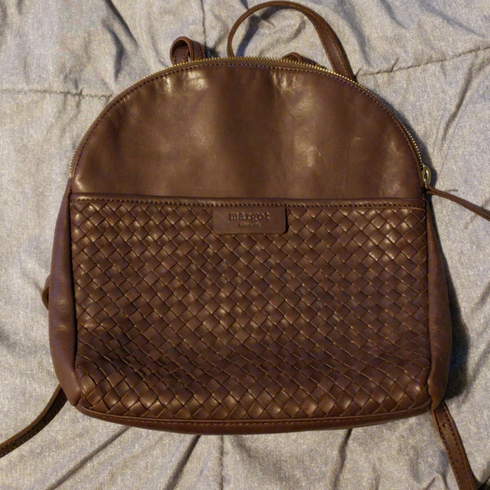 Brown super soft backpack